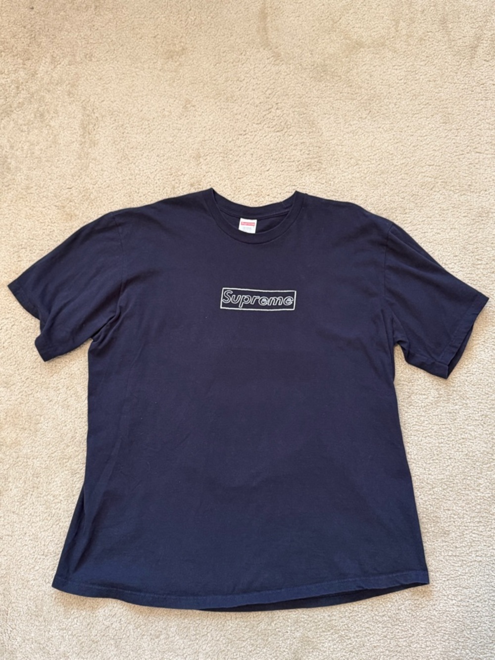 Supreme Kaws Box Logo Tee